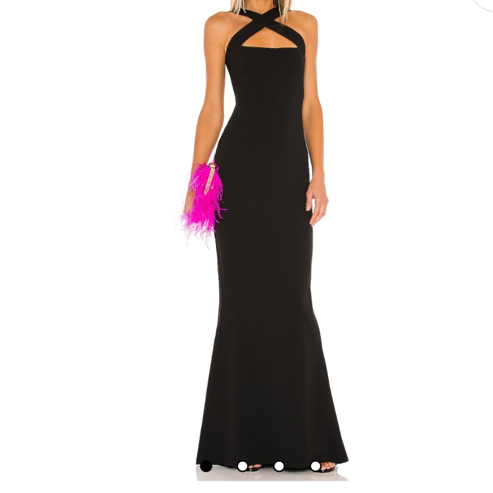 Nookie X Revolve Viva Gown M Black